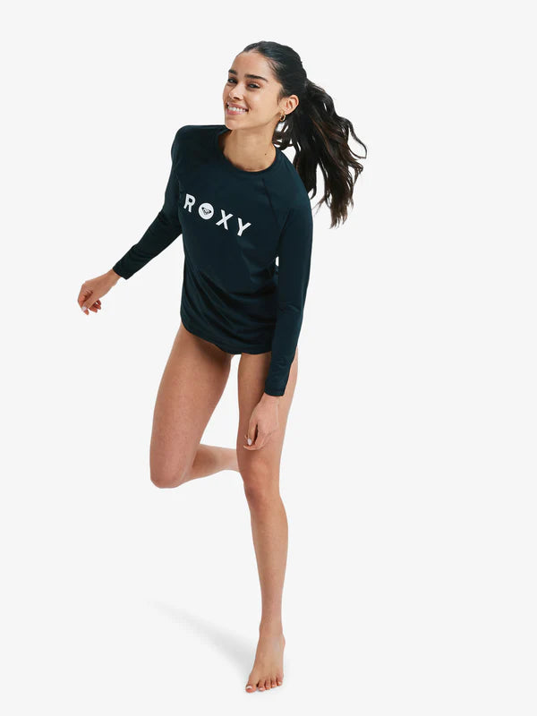Roxy Essentials LS Lycra - Anthracite - Star Surf + Skate