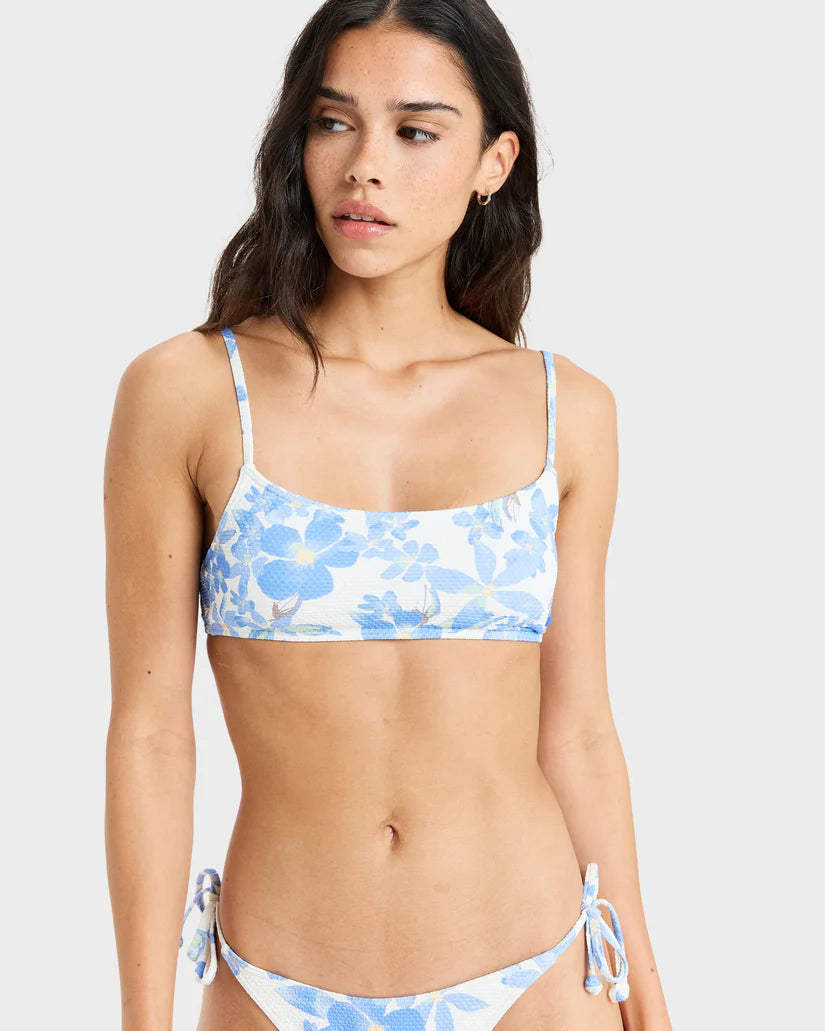 Roxy Artsy Floral Bralette - Egret Artsy Floral - Star Surf + Skate