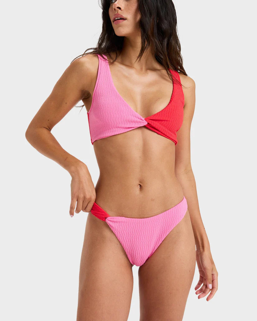 Roxy Lagos High Leg Cheeky - Tomato - Star Surf + Skate