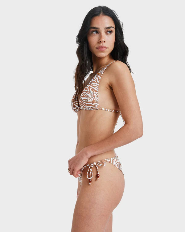 Roxy Wild Thang Cheeky Tie Side - Almond Wild Thang Swim