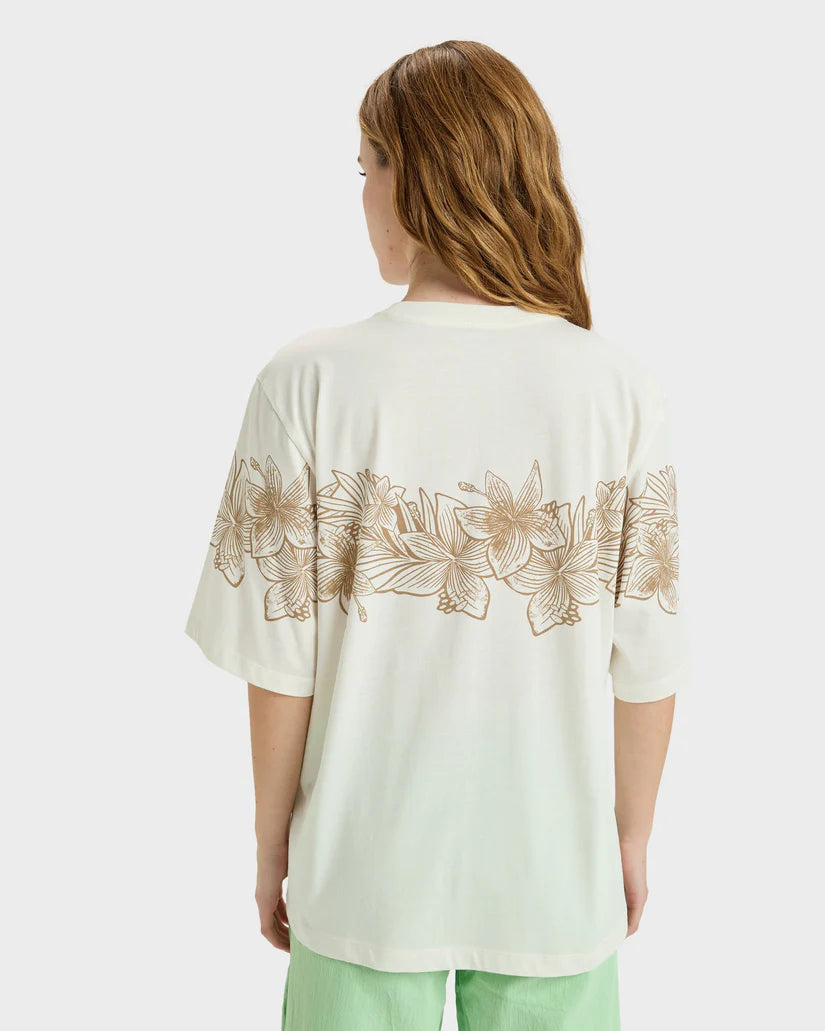 Roxy Hangloose Placed SS Tee - Egret - Star Surf + Skate