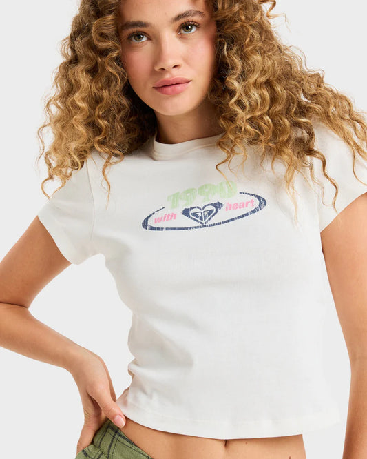 Roxy Beach Love SS Tee - Egret - Star Surf + Skate