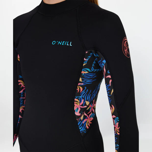 O'Neill Girls Bahia BZ LS Long Spring 2mm - Tropic Texta - Star Surf + Skate