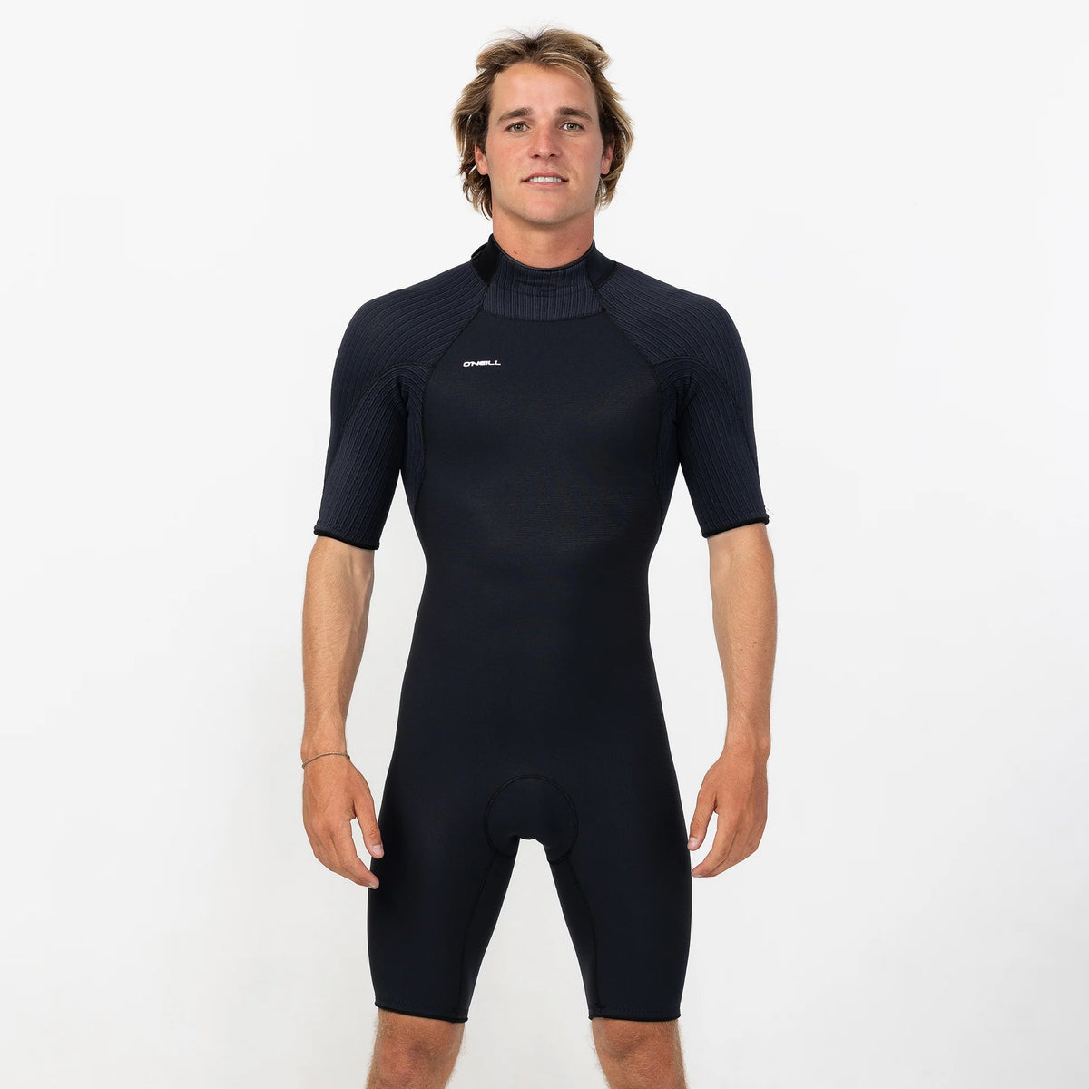 O'Neill Men's Hyperfreak BZ SS Spring 2mm - Black/Black