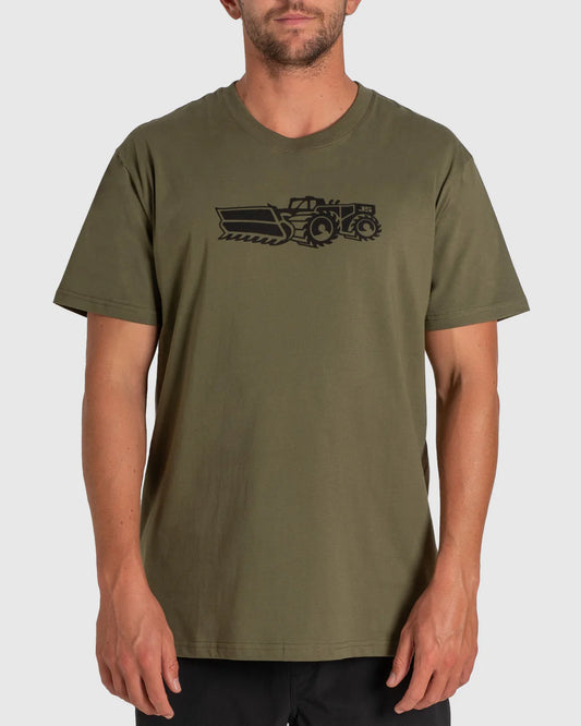 JS Traktor SS Tee - Army - Star Surf + Skate