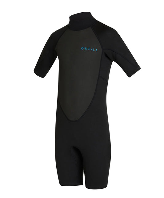 O'Neill Youth Factor BZ SS Springsuit 2mm - Black/Black - Star Surf + Skate