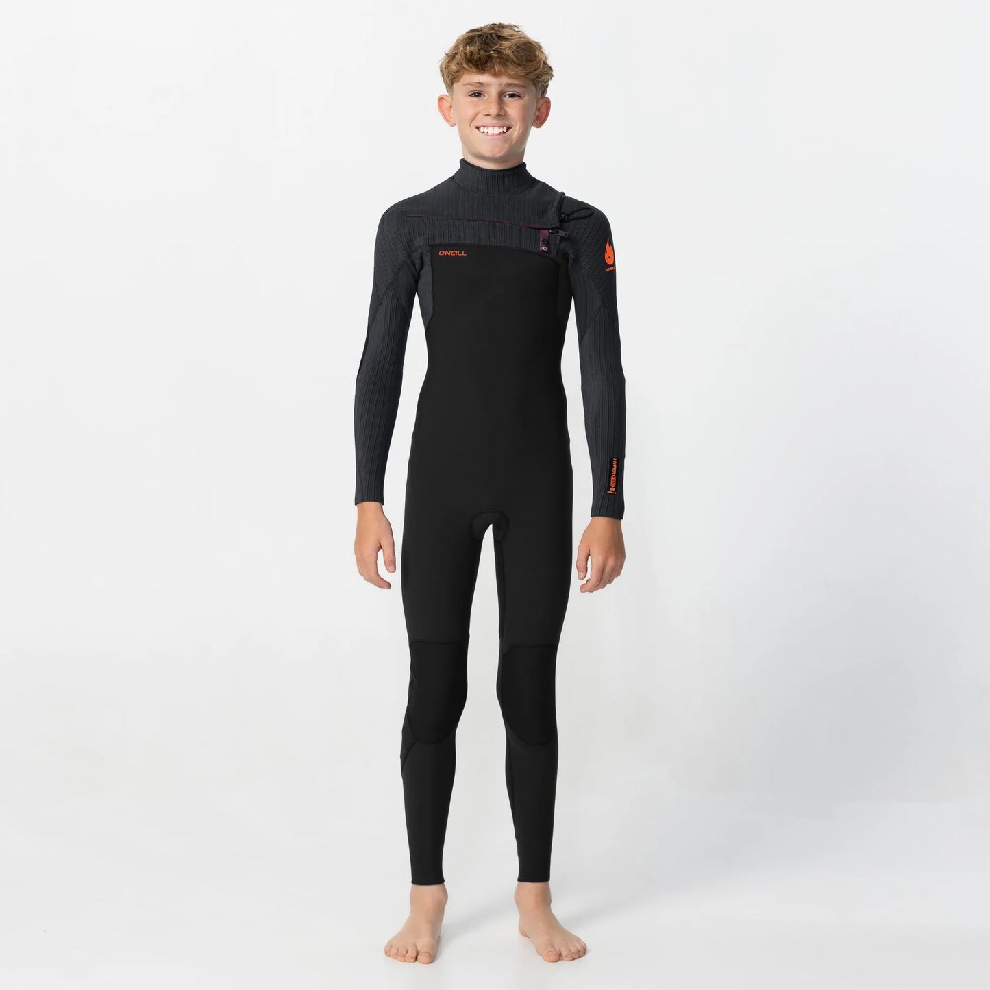 O'Neill Boys Hyperfreak Fire CZ Full 4/3mm - Black