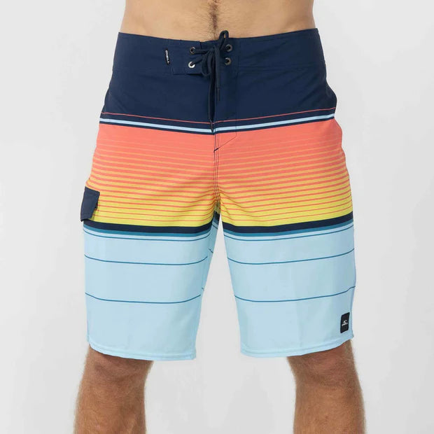 O'Neill Lennox Stripe 21" Boardie - Sky Sky Blue - Star Surf + Skate