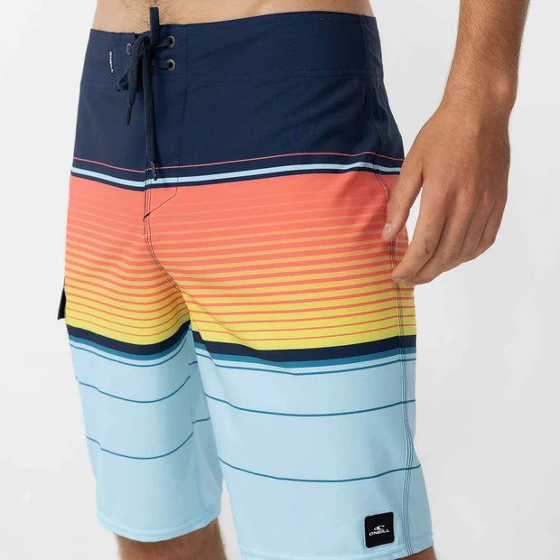 O'Neill Lennox Stripe 21" Boardie - Sky Sky Blue - Star Surf + Skate