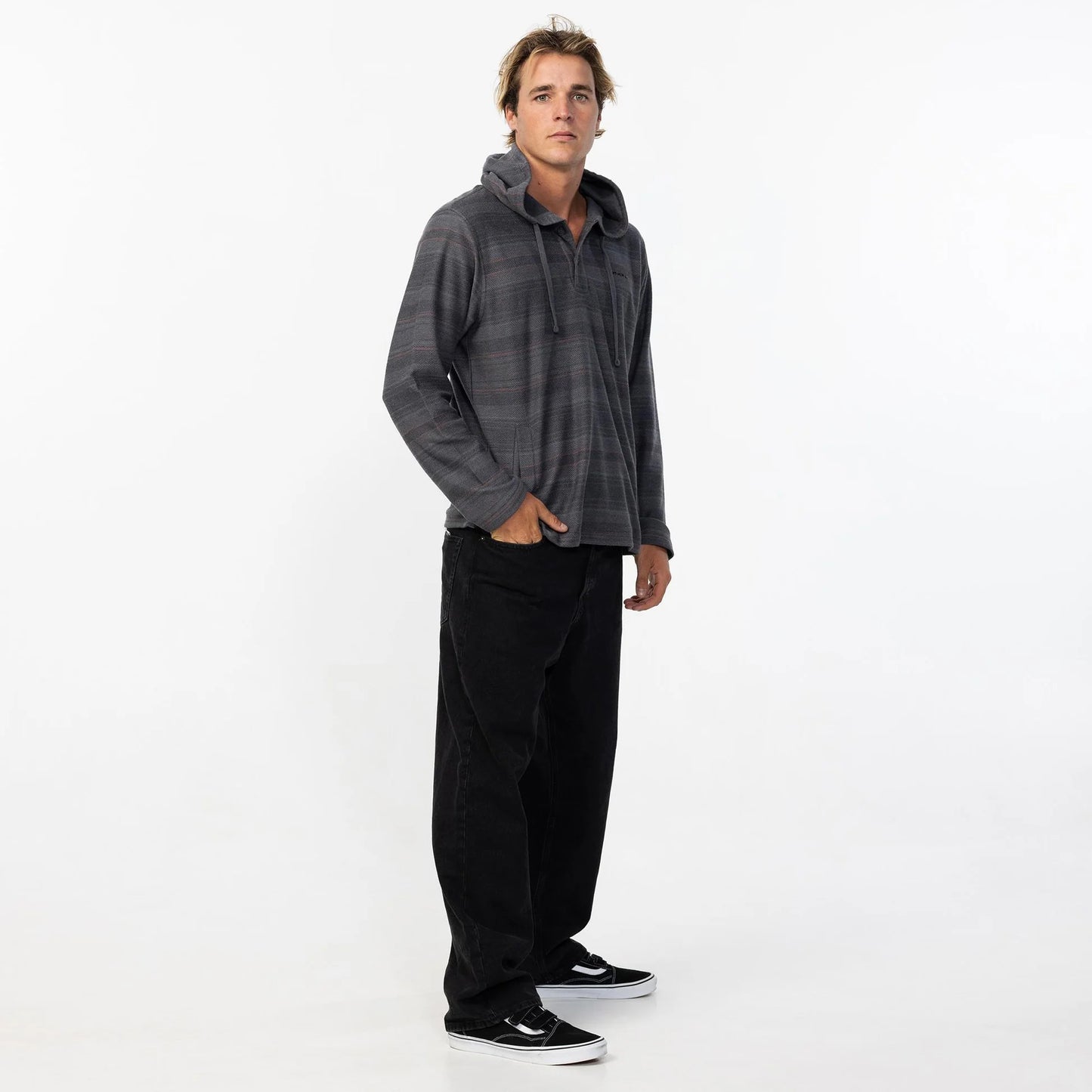 O'Neill Bavaro Stripe Poncho - Black - Star Surf + Skate