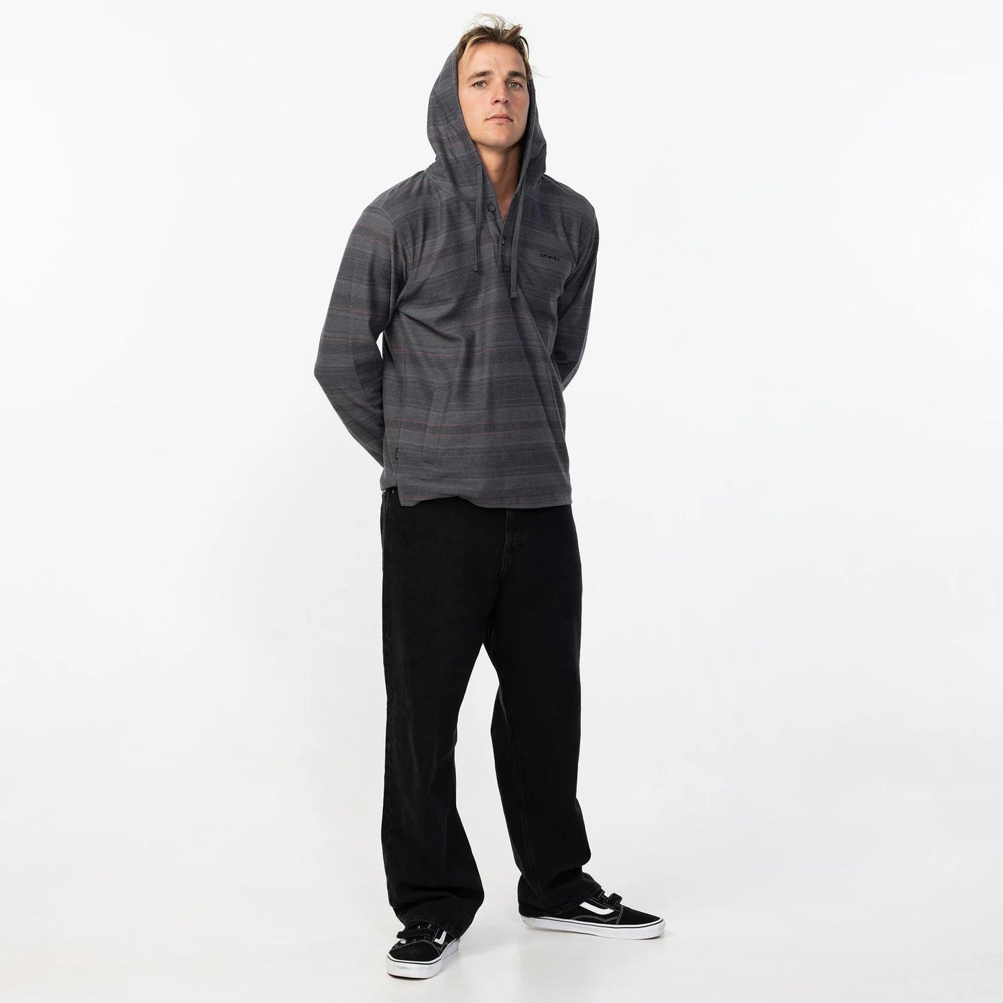 O'Neill Bavaro Stripe Poncho - Black - Star Surf + Skate