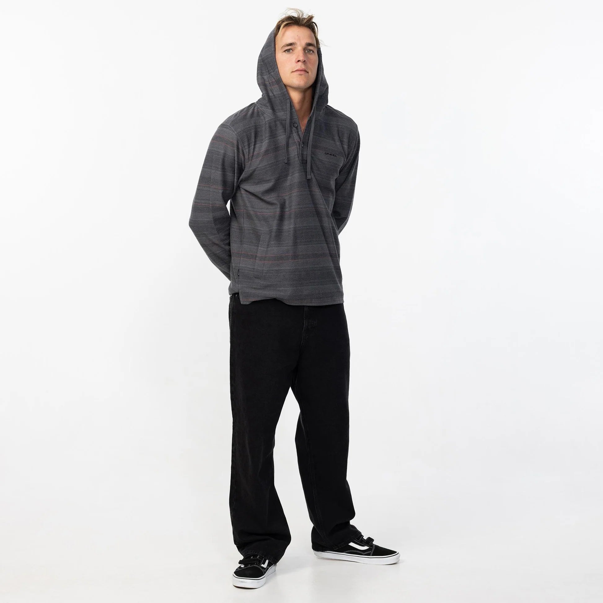 O'Neill Bavaro Stripe Poncho - Black - Star Surf + Skate
