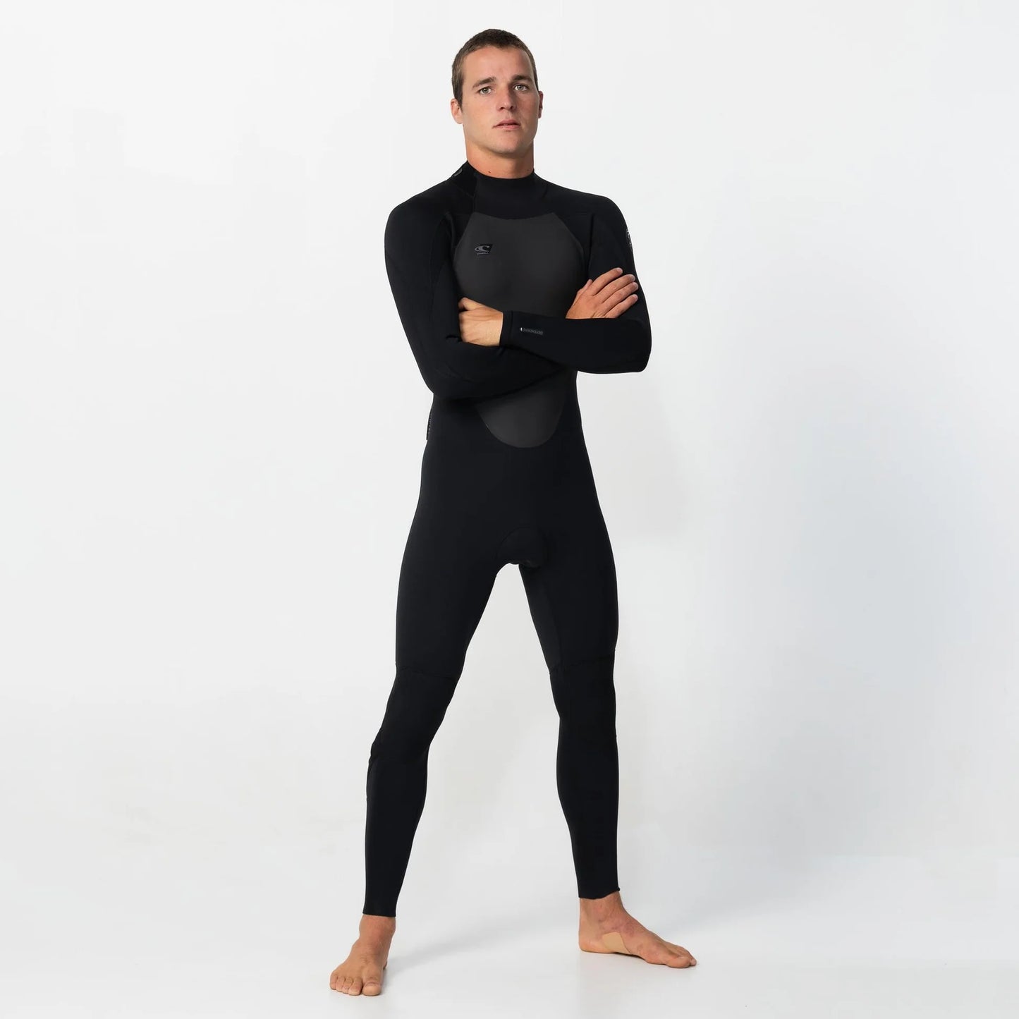 O'Neill Defender 3/2mm Back Zip Full Steamer - Black