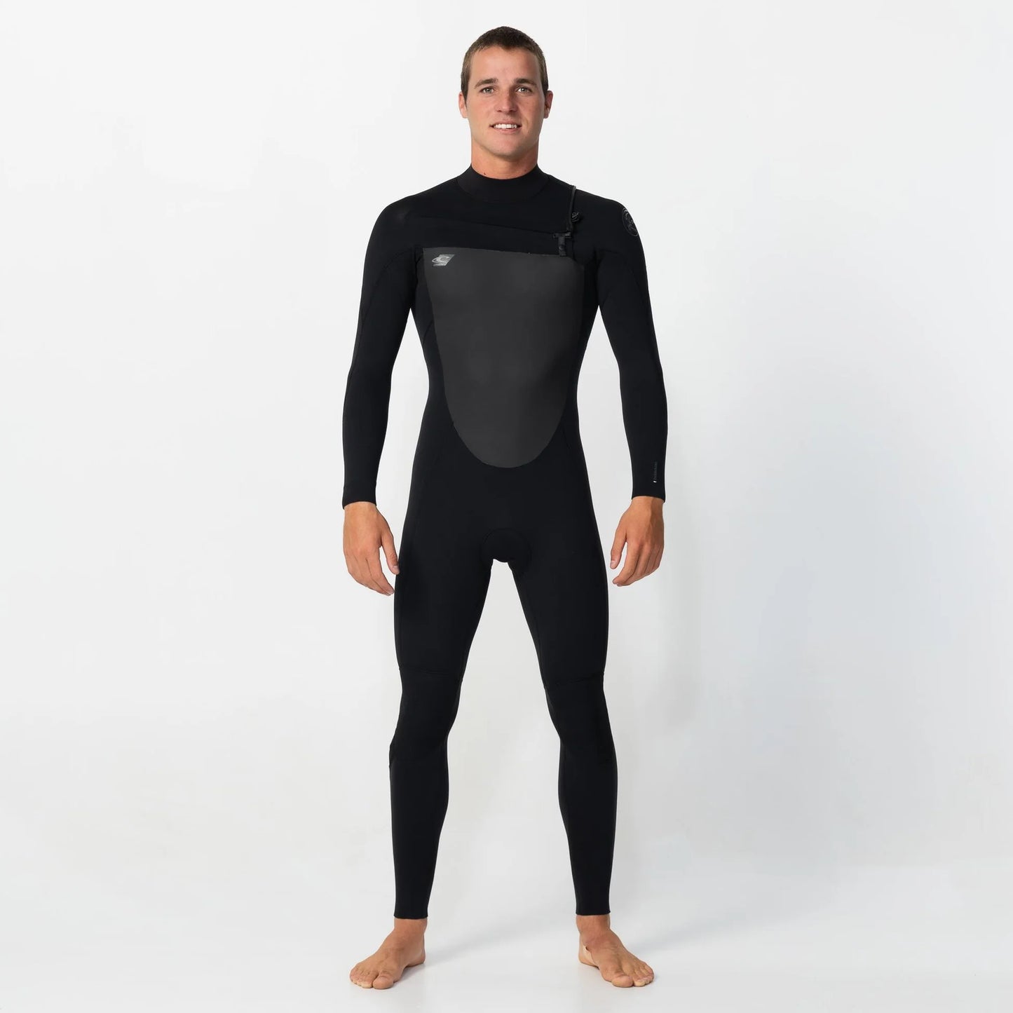 O'Neill Defender 3/2mm Chest Zip Full Steamer - Black - Star Surf + Skate