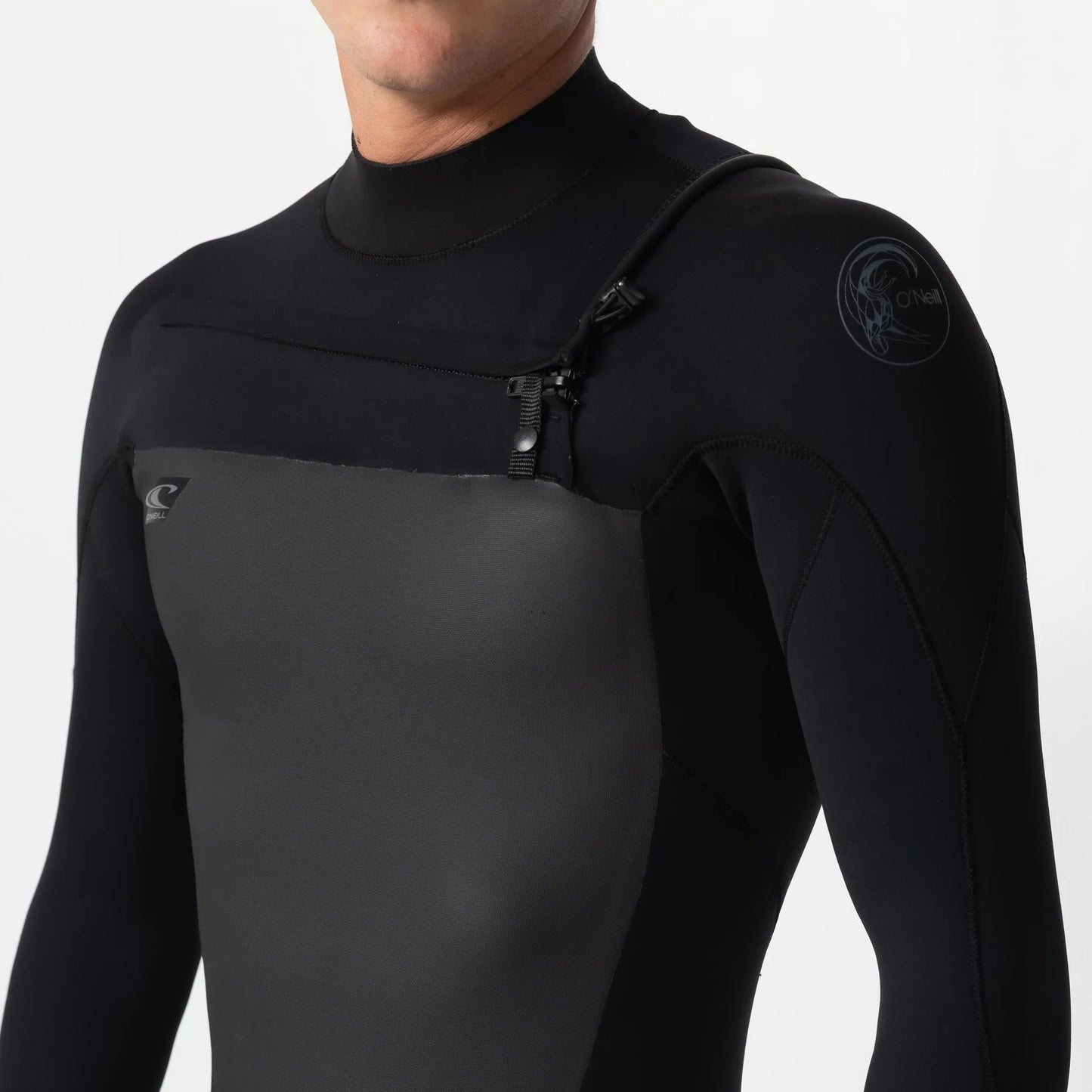 O'Neill Defender 3/2mm Chest Zip Full Steamer - Black - Star Surf + Skate