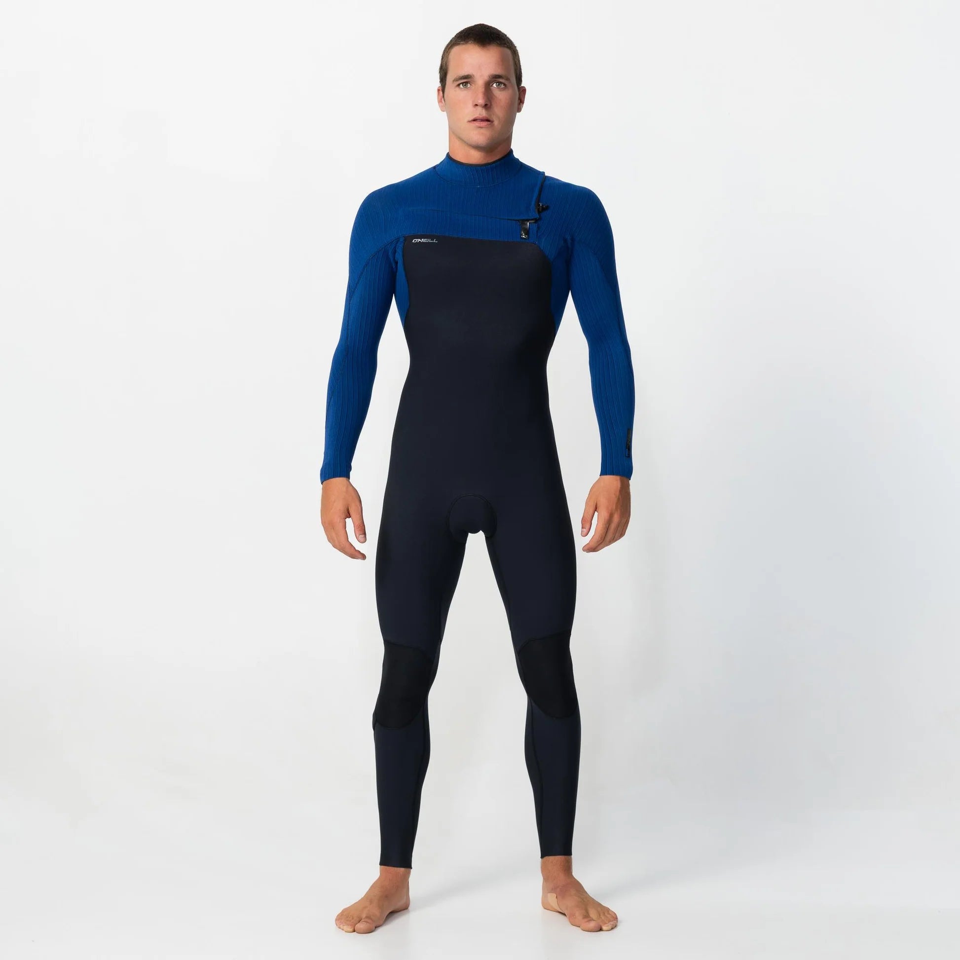 O'Neill Hyperfreak 3/2+mm Chest Zip Full Steamer - Black/Twilight Blue - Star Surf + Skate