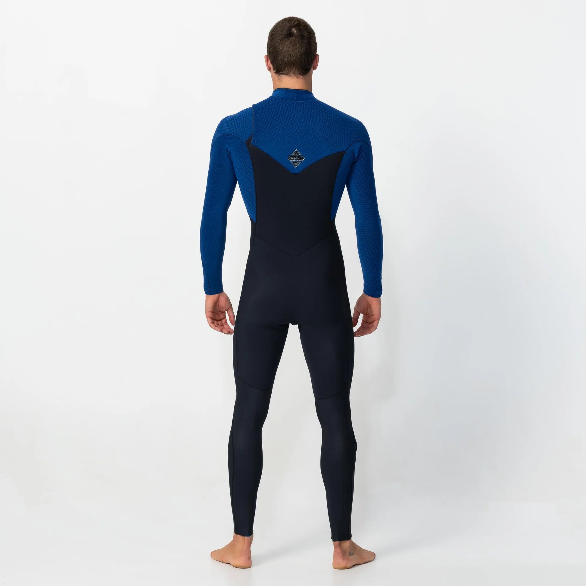 O'Neill Hyperfreak 3/2+mm Chest Zip Full Steamer - Black/Twilight Blue - Star Surf + Skate