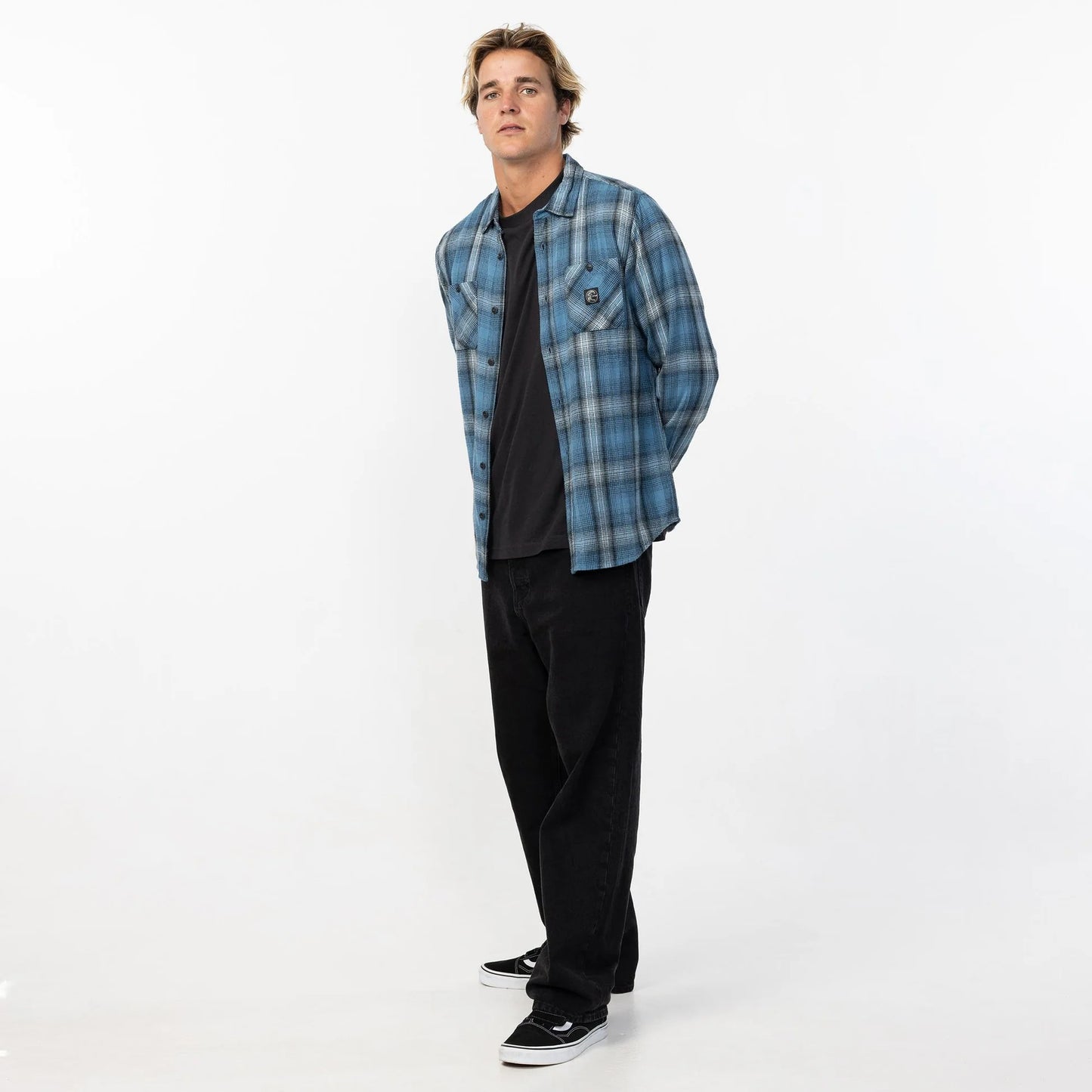 O'Neill OG Clashed Flannel - Aegean Bluye - Star Surf + Skate