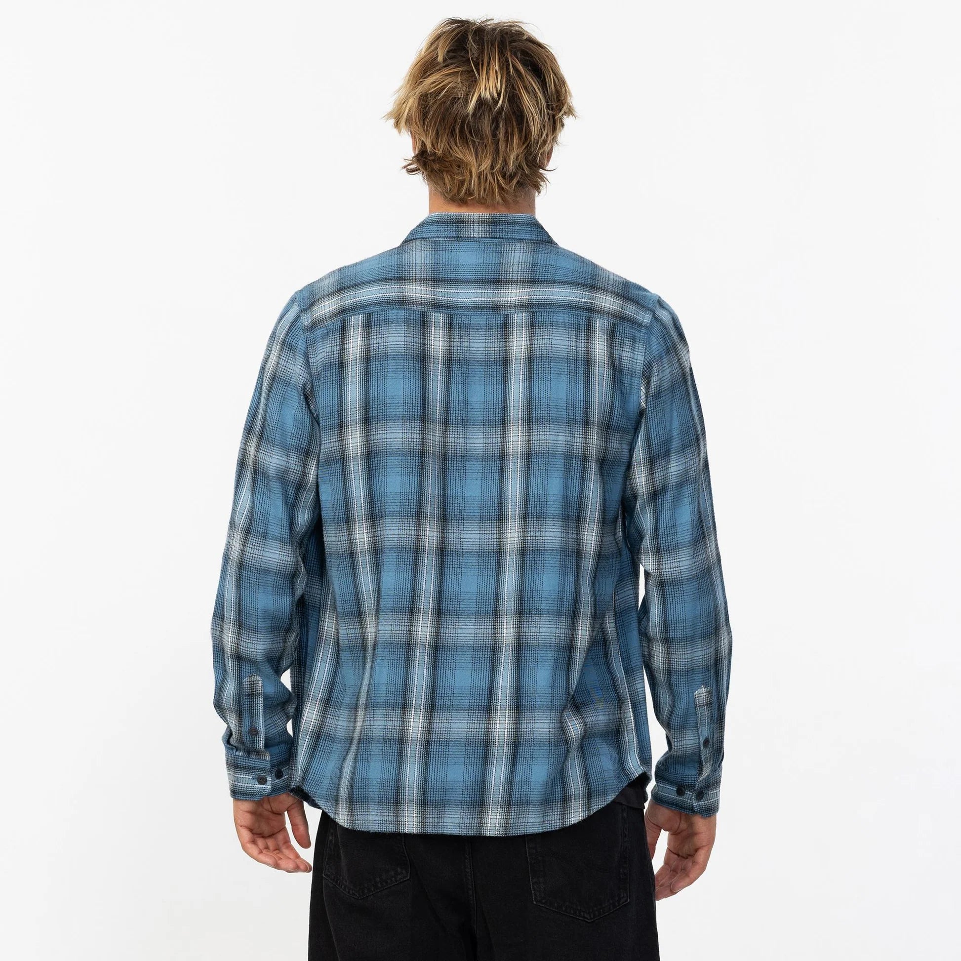 O'Neill OG Clashed Flannel - Aegean Bluye - Star Surf + Skate