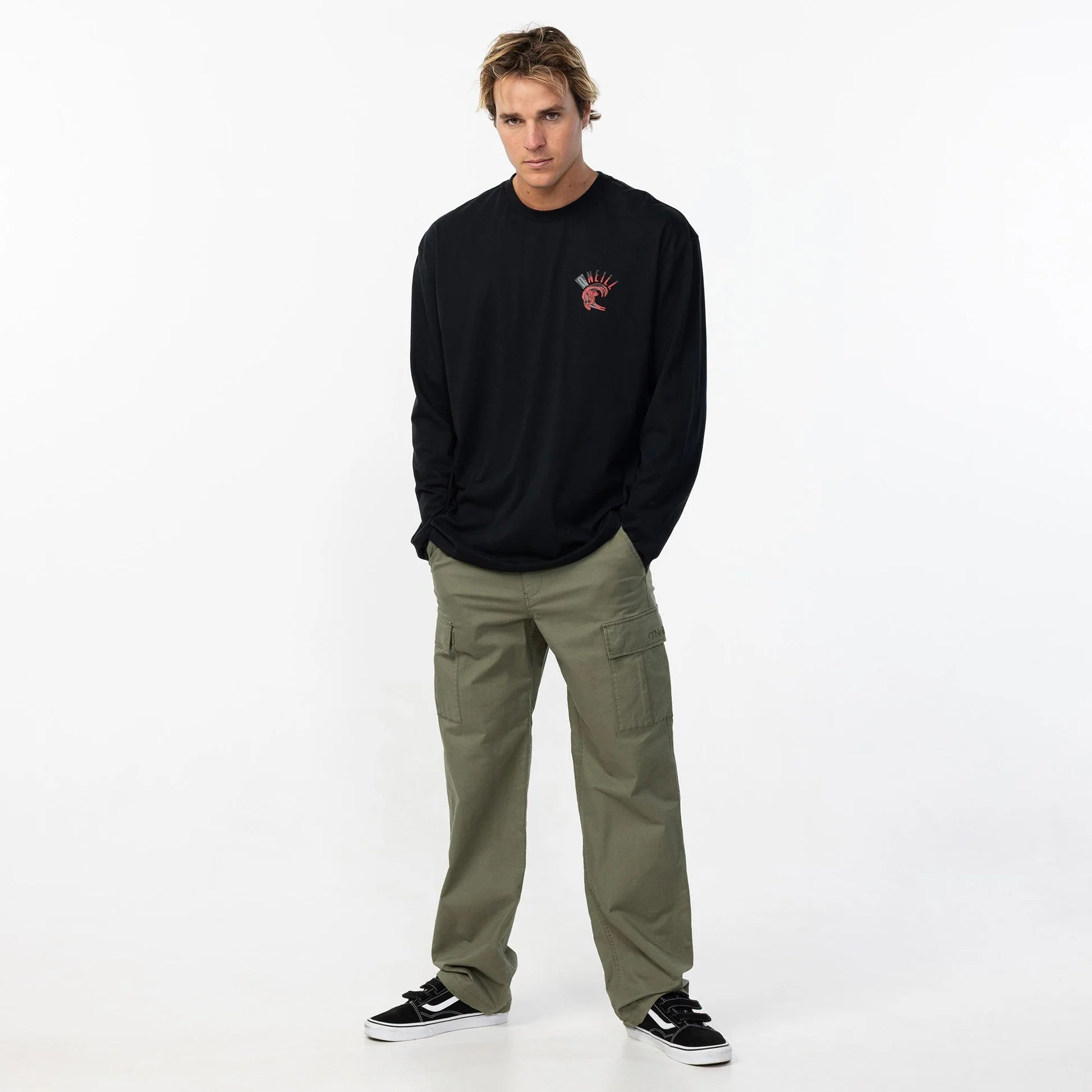 O'Neill Spike Reissue OS LS Tee - Black - Star Surf + Skate