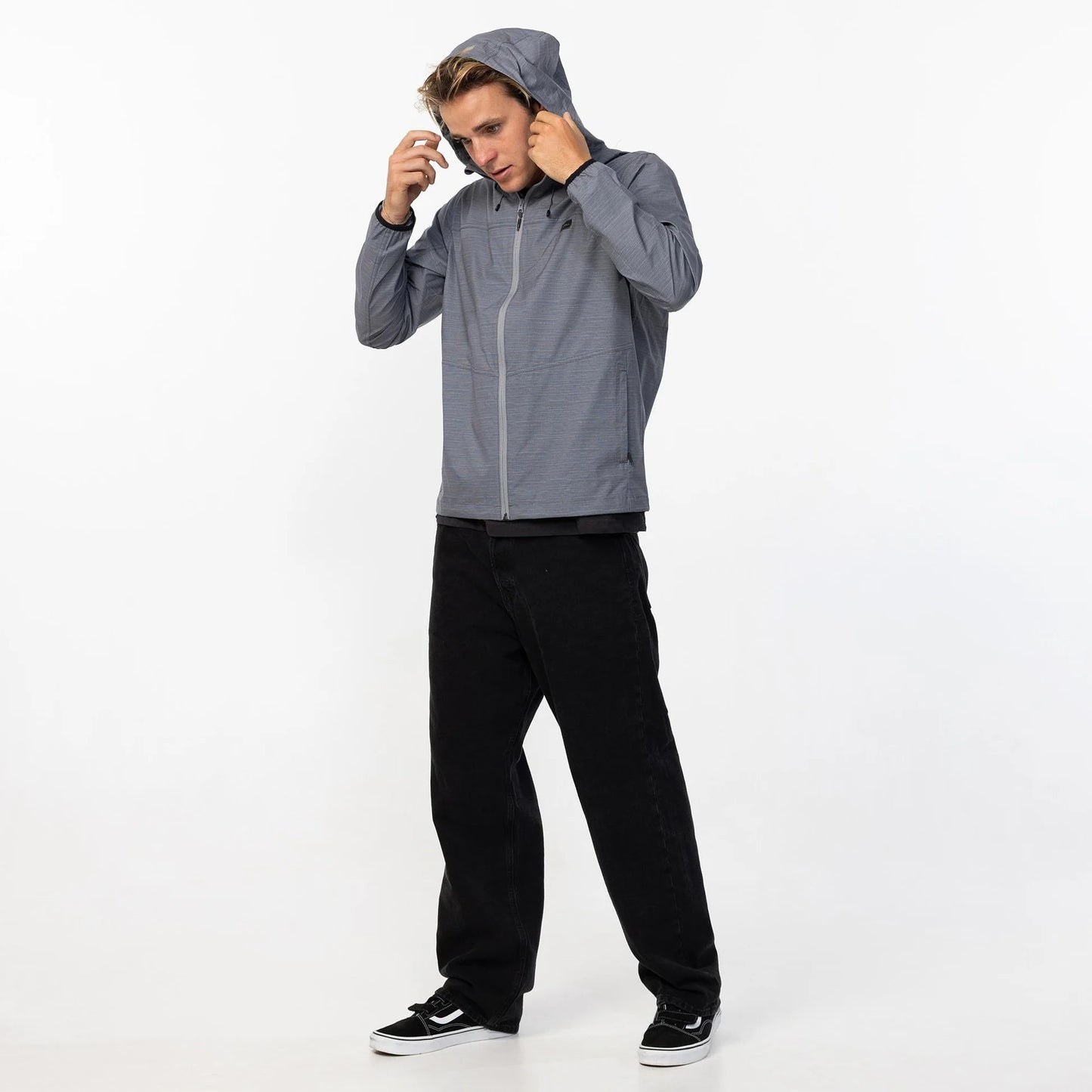 O'Neill Men's Trvlr Windbreaker Stretch Jacket - Gargoyle