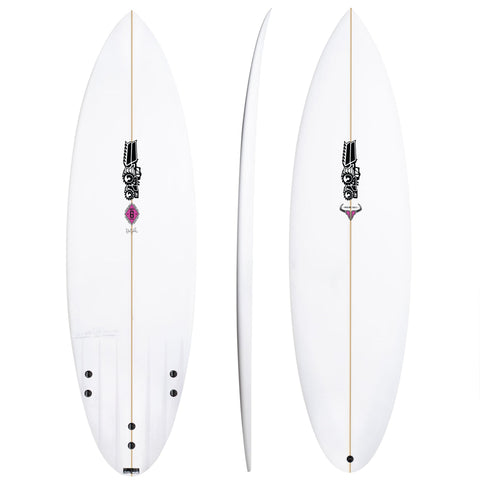 JS PU Raging Bull Channel Bottom Round Tail - Star Surf + Skate