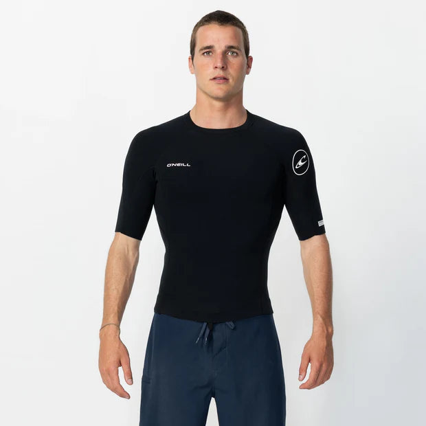 O'Neill Reactor 2 S/S Crew 1.5mm - Black/Black/Black