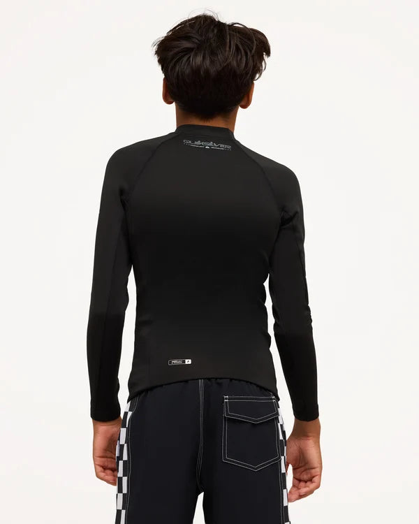 Quiksilver Everyday Heater LS Youth ID Rashie - Black