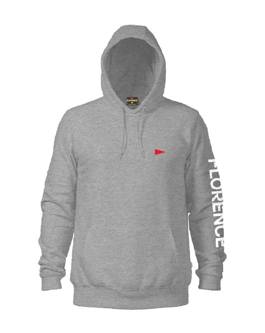 Florence Marine X Burgee Hoodie - Heather Grey