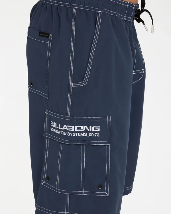 Billabong Throw On 22" Boardshorts - Dusty Indigo