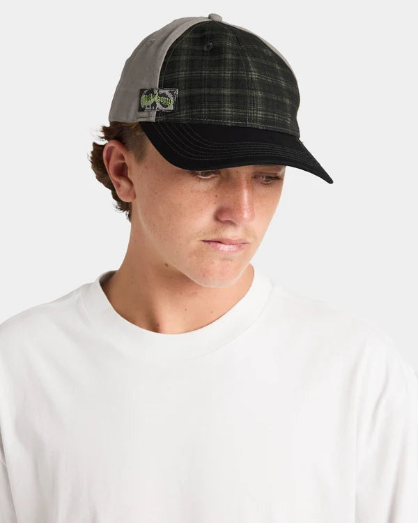 Billabong Immortal Check Cap - Moss