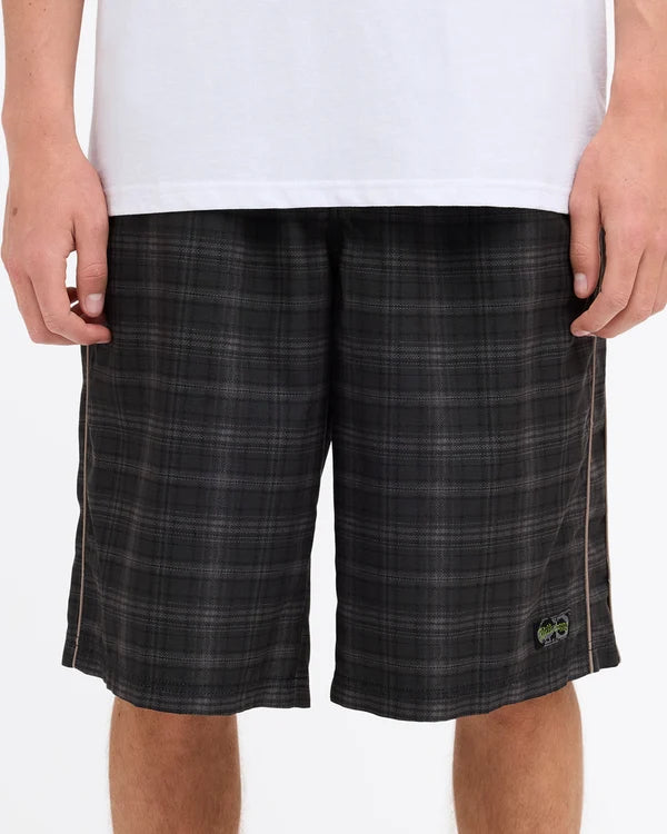 Billabong Immortal Check 23" Throw On - Moss