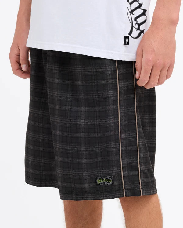 Billabong Immortal Check 23" Throw On - Moss