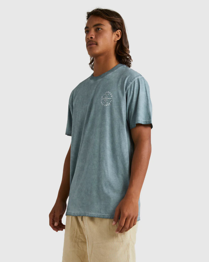 Billabong Big Wave Daz SS Tee - Washed Blue - Star Surf + Skate