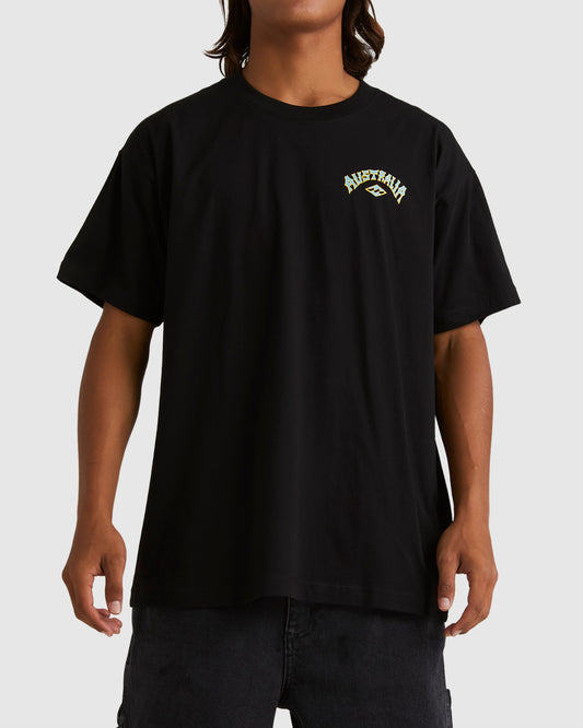 Billabong Aus Arch SS Tee - Black - Star Surf + Skate