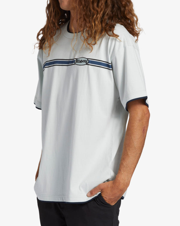 Billabong Panel OG SS Tee - Blue Mist - Star Surf + Skate