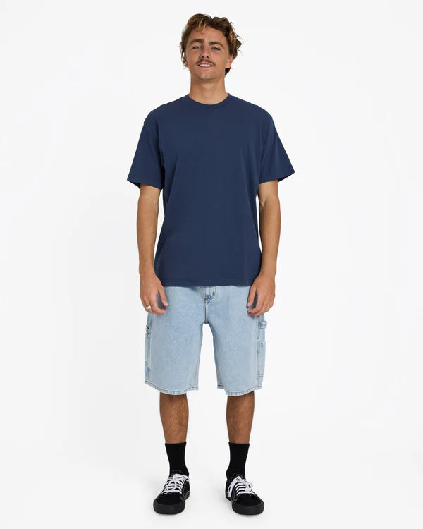 Billabong Premium Wave Wash SS Tee - Dusty Navy