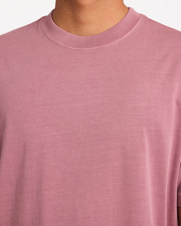Billabong Premium Wave Wash SS Tee - Red Dahlia