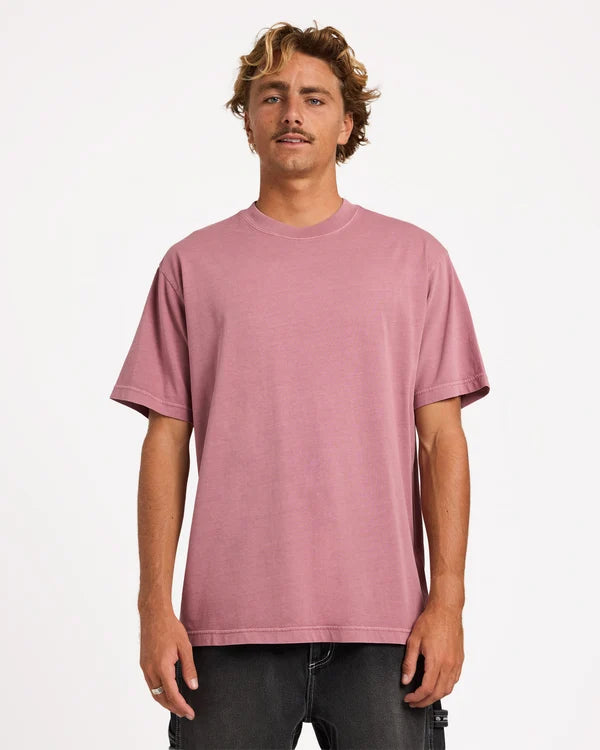 Billabong Premium Wave Wash SS Tee - Red Dahlia