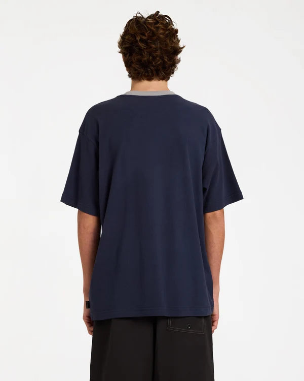 Billabong Spec Ribbed SS Tee - Dusty Indigo