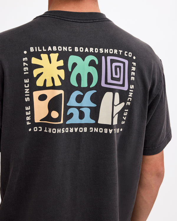Billabong Fundamental SS Tee - Raven