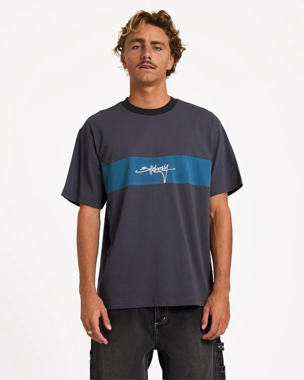 Billabong Panel SS Tee - Aged Indigo