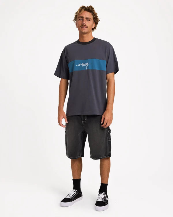 Billabong Panel SS Tee - Aged Indigo