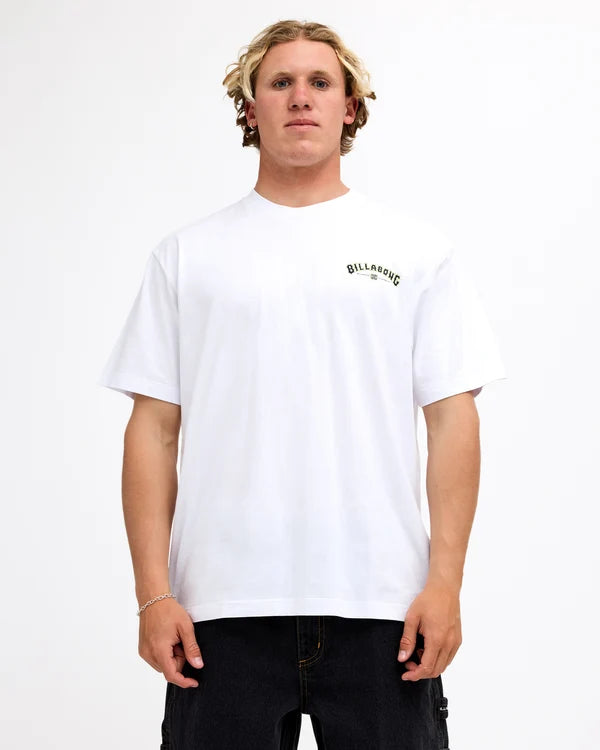 Billabong Chrome Arch SS Tee - White