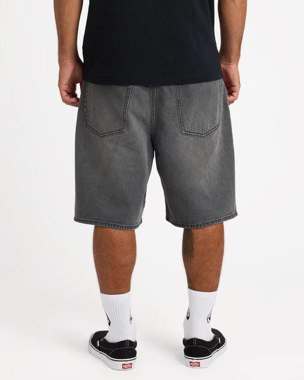 Volcom Mens Billow Denim Shorts - Concrete