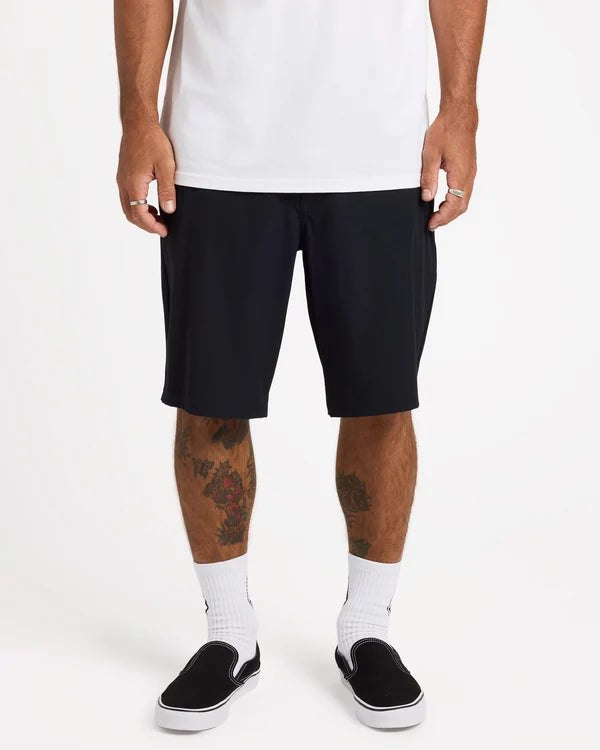 Volcom Frickin Cross Shred 20" Hybrid Shorts - Black