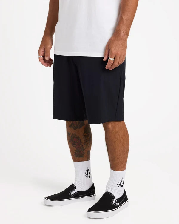 Volcom Frickin Cross Shred 20" Hybrid Shorts - Black
