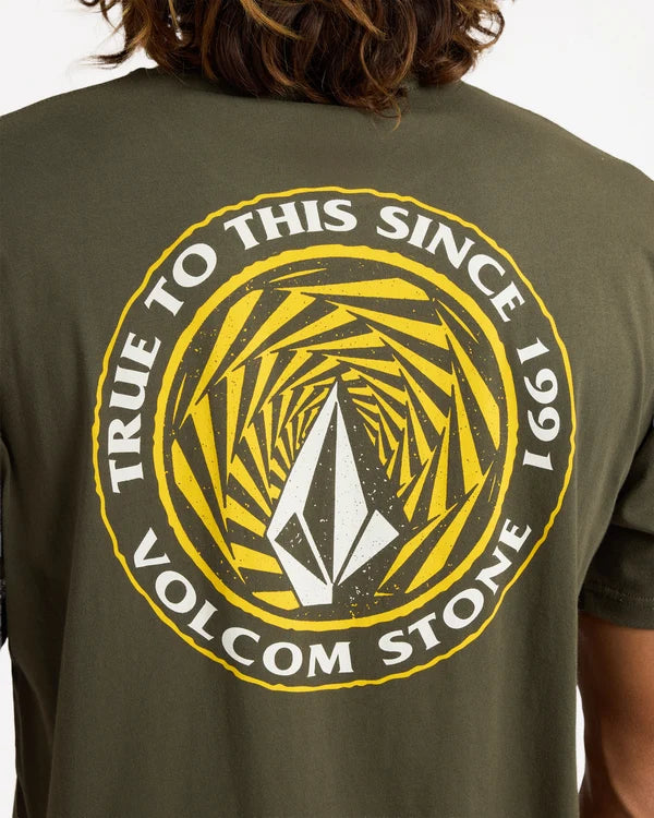 Volcom Warpstone SS Tee - Squadron Green