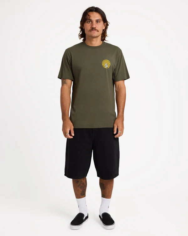 Volcom Warpstone SS Tee - Squadron Green