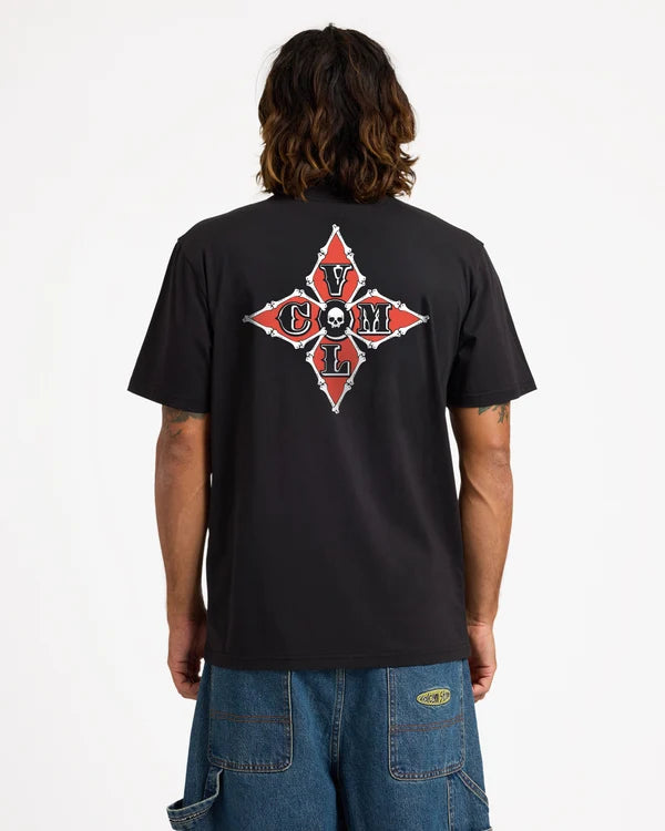 Volcom Against SS Tee - Black